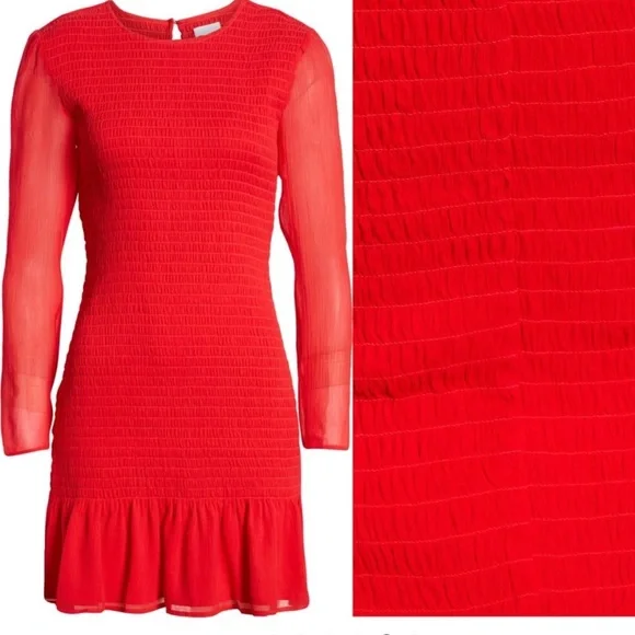 strapless open back dress Kylie Red High-Neck Maxi Dress With Chiffon Skirt – Club L London